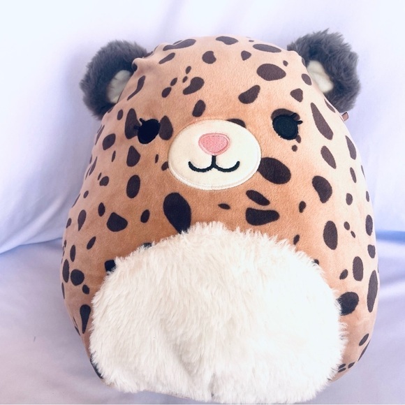 12" Squishmallows Kei the Cheetah Soft Plush Toy KellyToy Soft Belly Stuffed - Picture 2 of 8